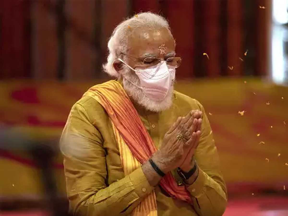 प्रधानमंत्री मोदी ने की मर्यादा पुरुषोत्तम श्रीराम की पूजा